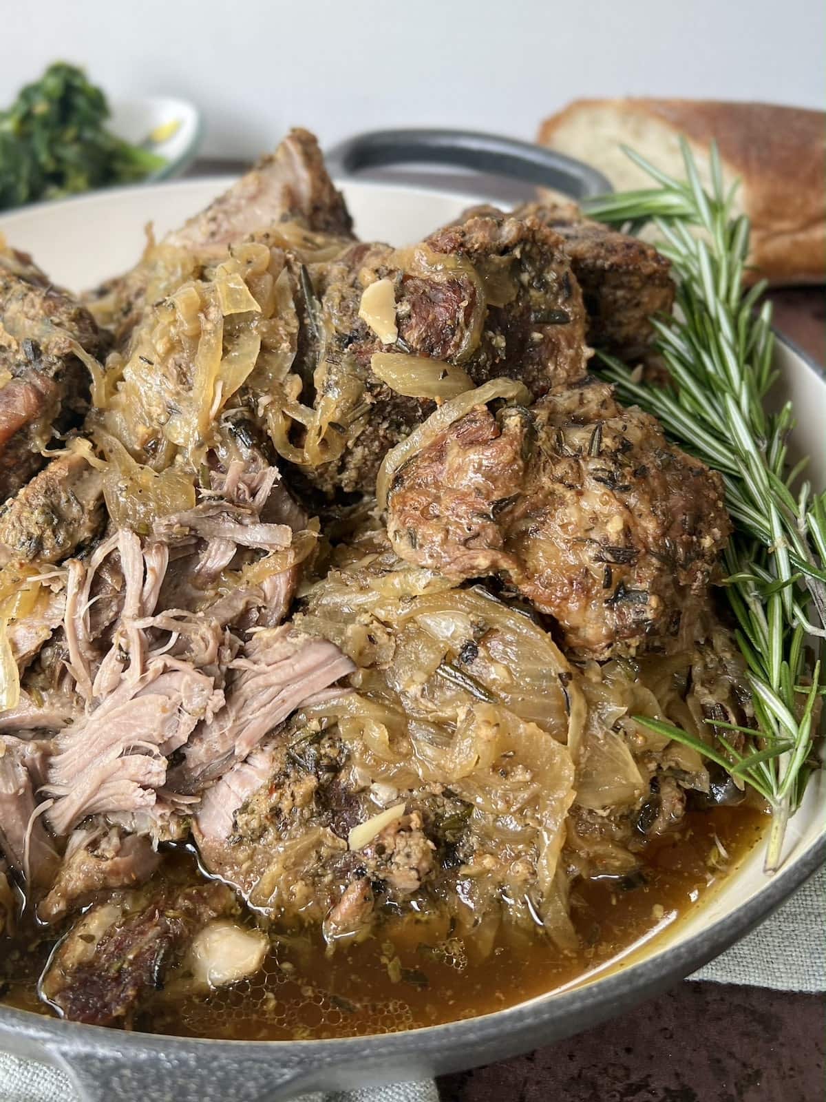 Garlic Herb Pulled Pork