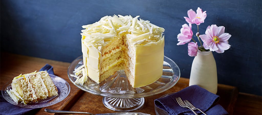 Lemon White Chocolate Cake