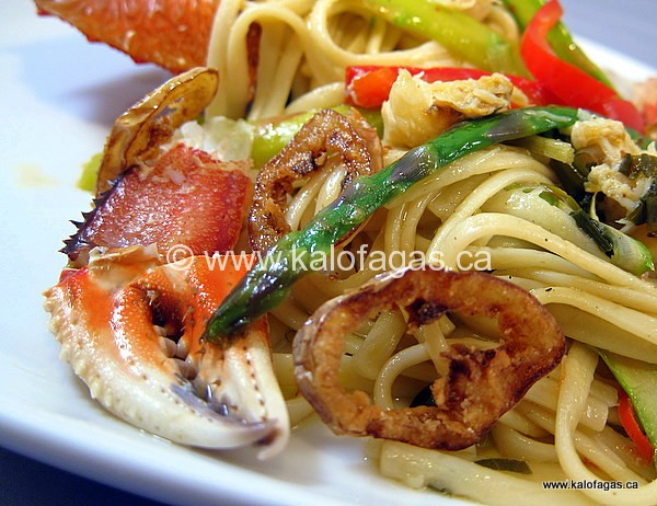 Asparagus Crab Linguine