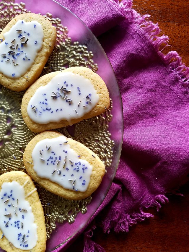 Lavender Honey Butter Cookies