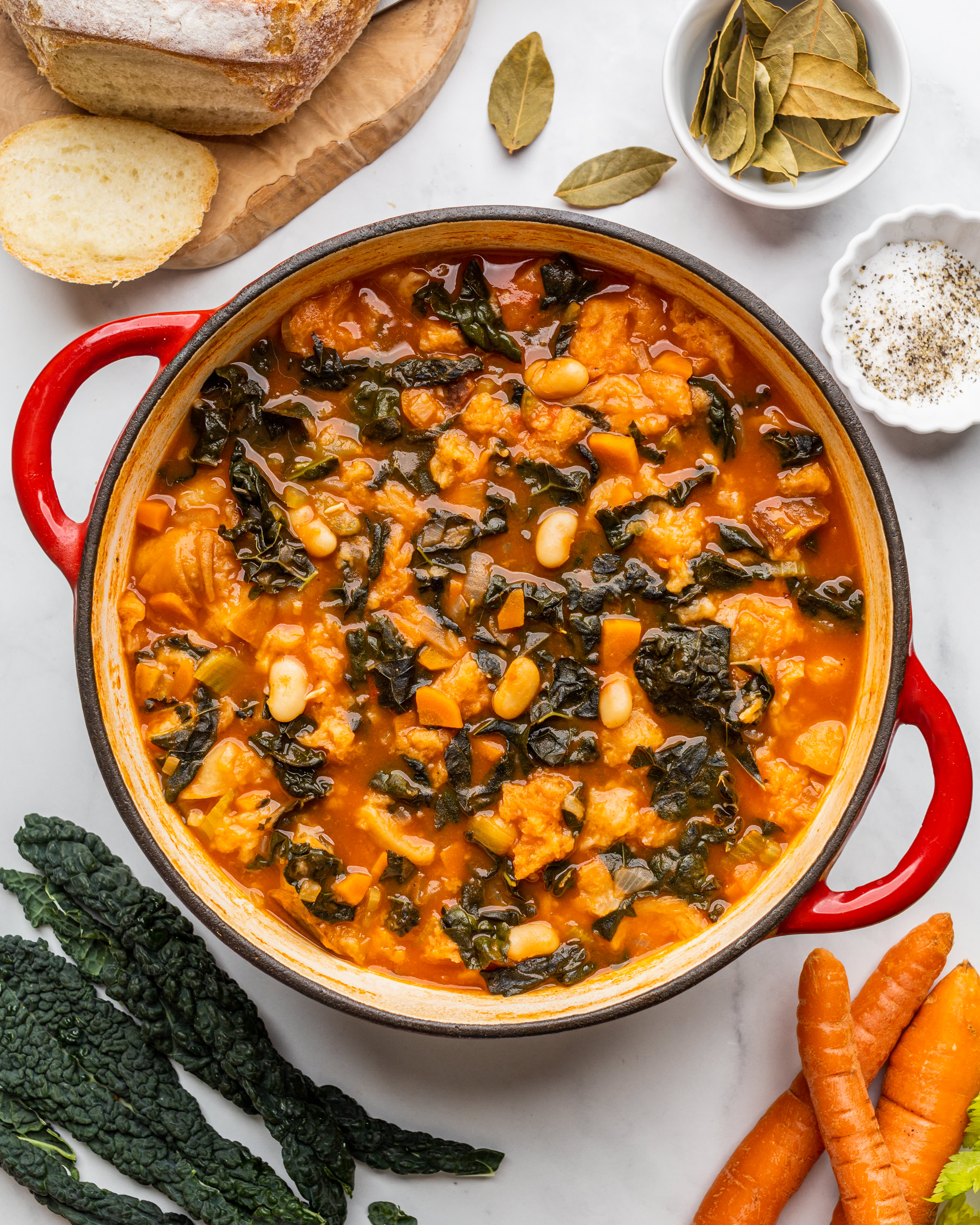 Italian Ribollita Bread Soup