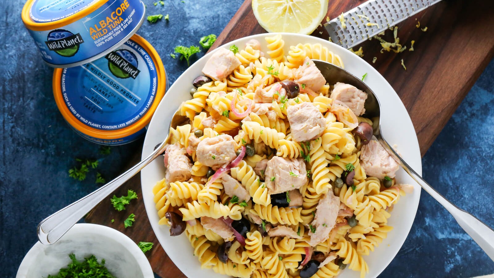 Rotini with Tuna and Olives