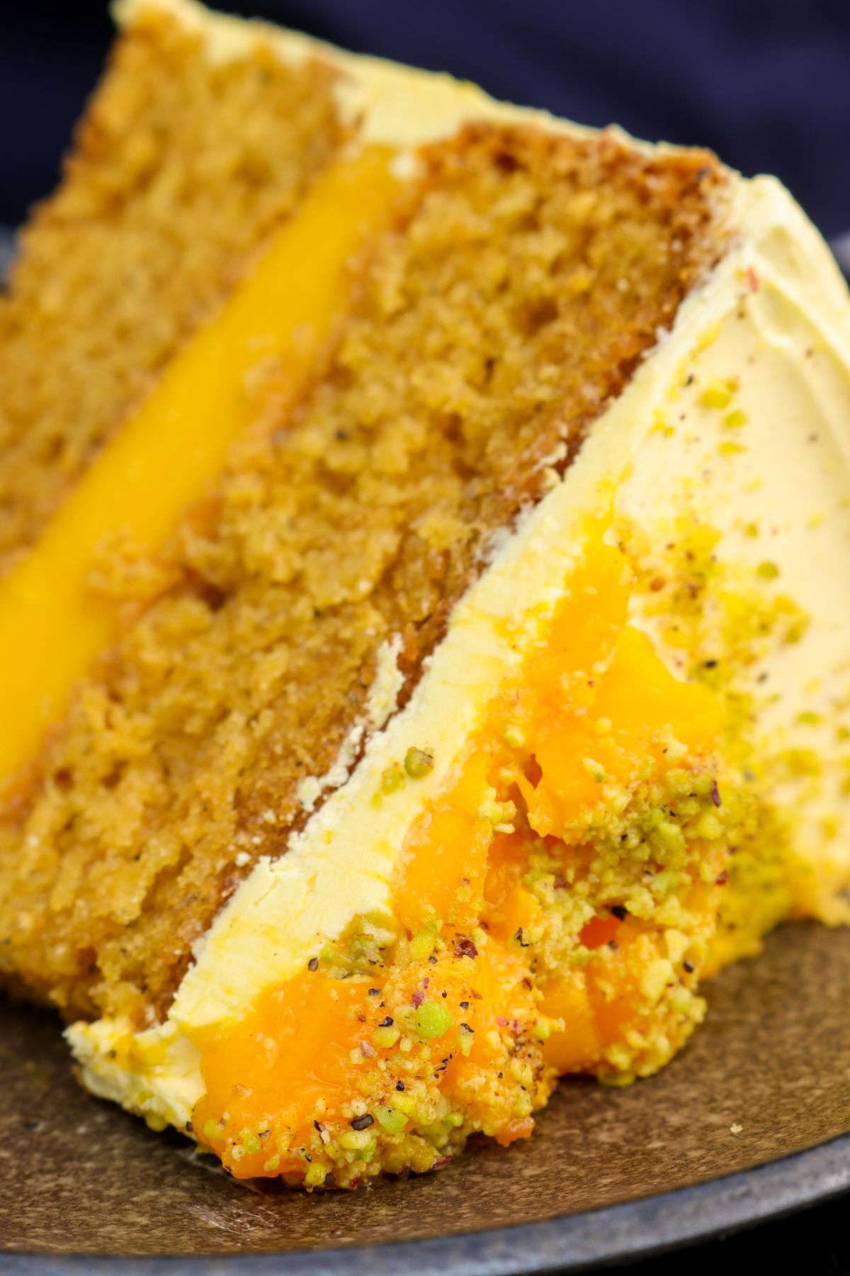 Mango Lassi Poke Cake