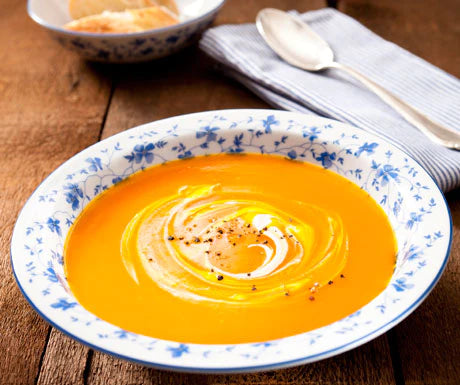 Butternut Squash Soup with Cinnamon Croutons