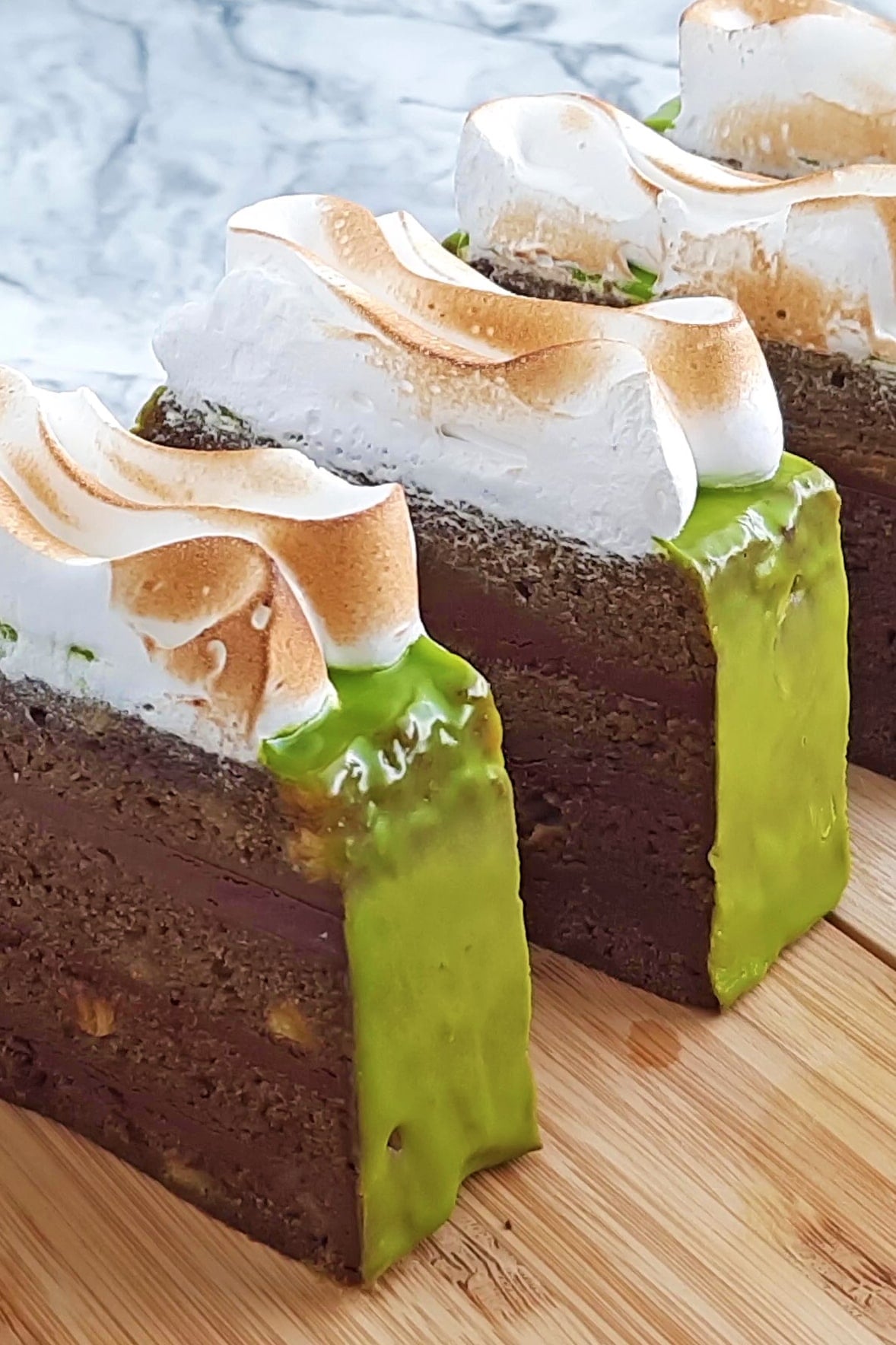 Banana Matcha Bundt Cake