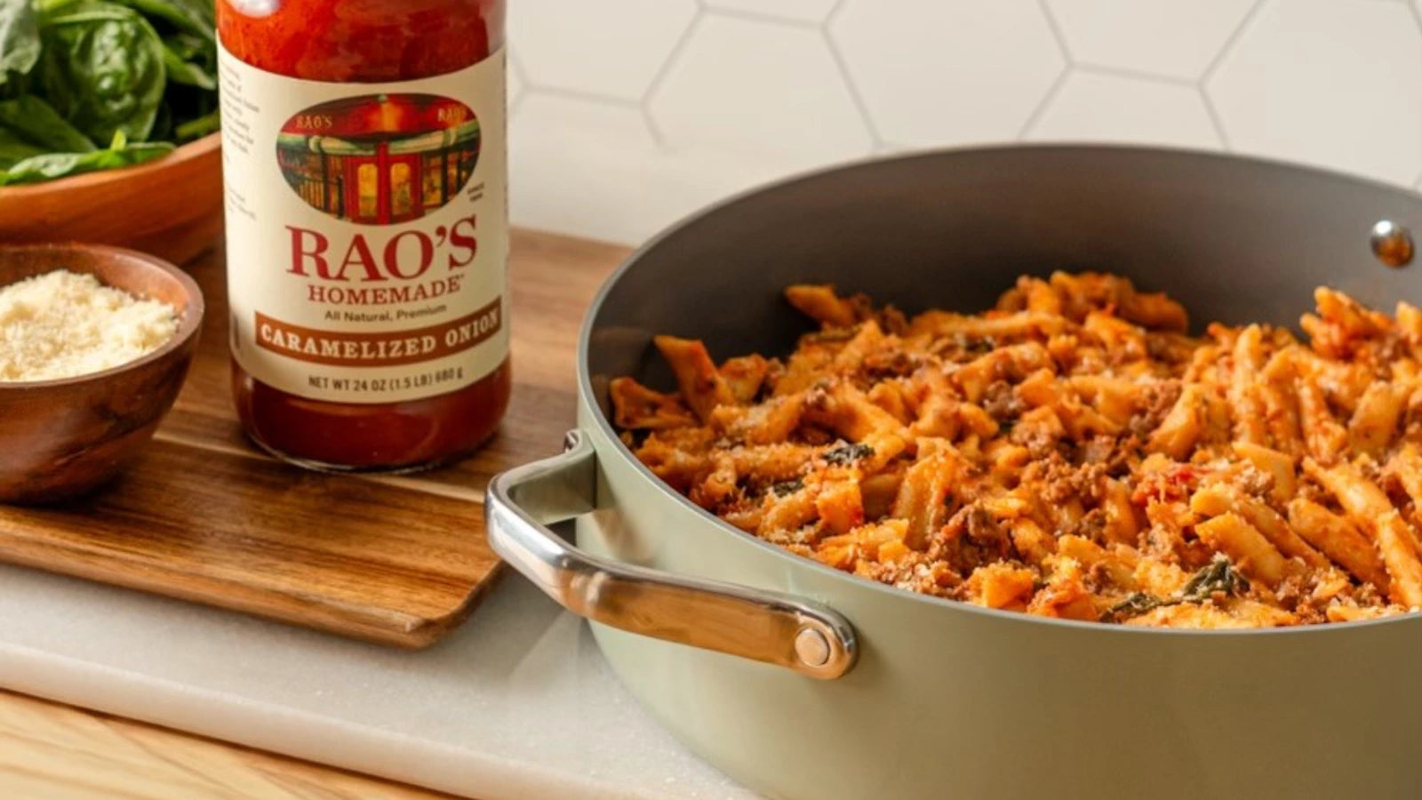 Quick Turkey Marinara with Caramelized Onions