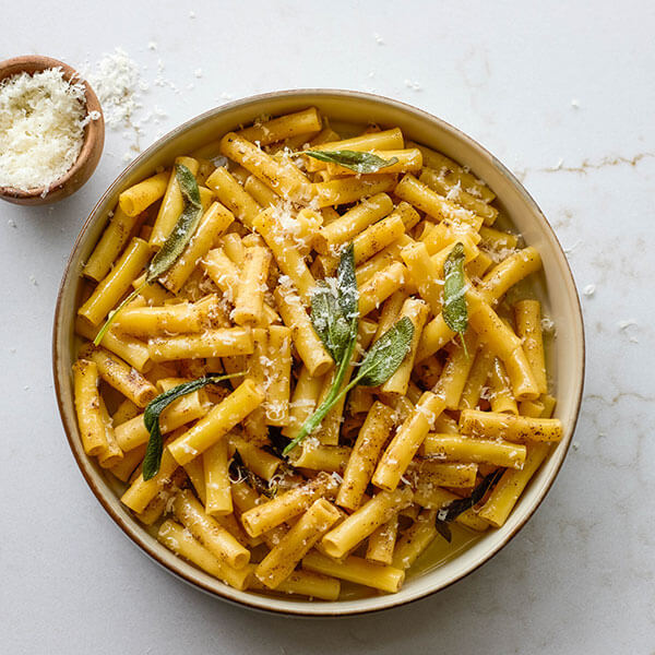 Ziti with Browned Butter