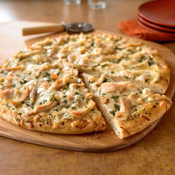 White Pizza with Chicken