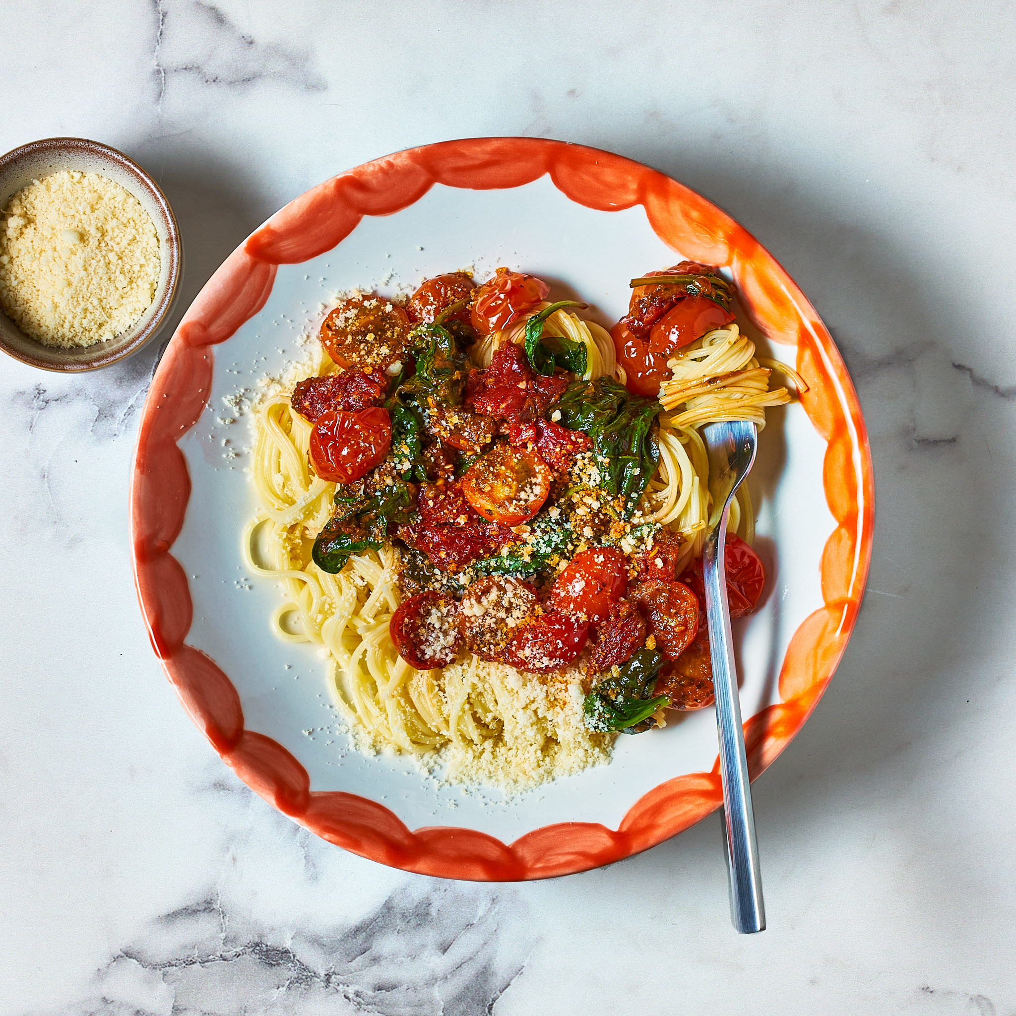 Spaghetti with Nduja and Tomato