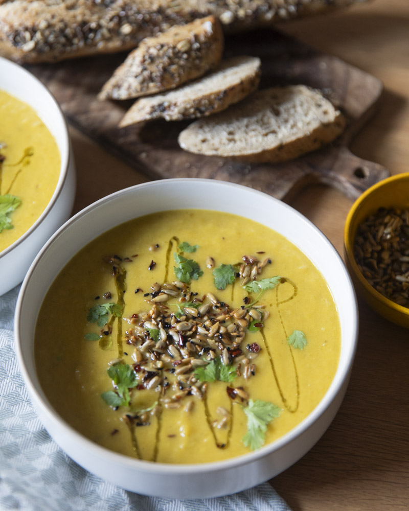 Carrot Fennel Saffron Soup