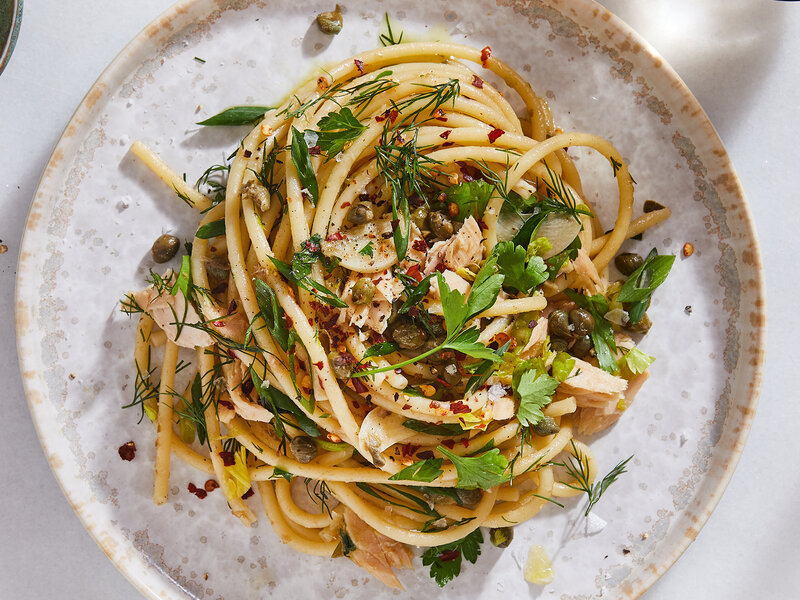 Ziti with Tuna and Capers