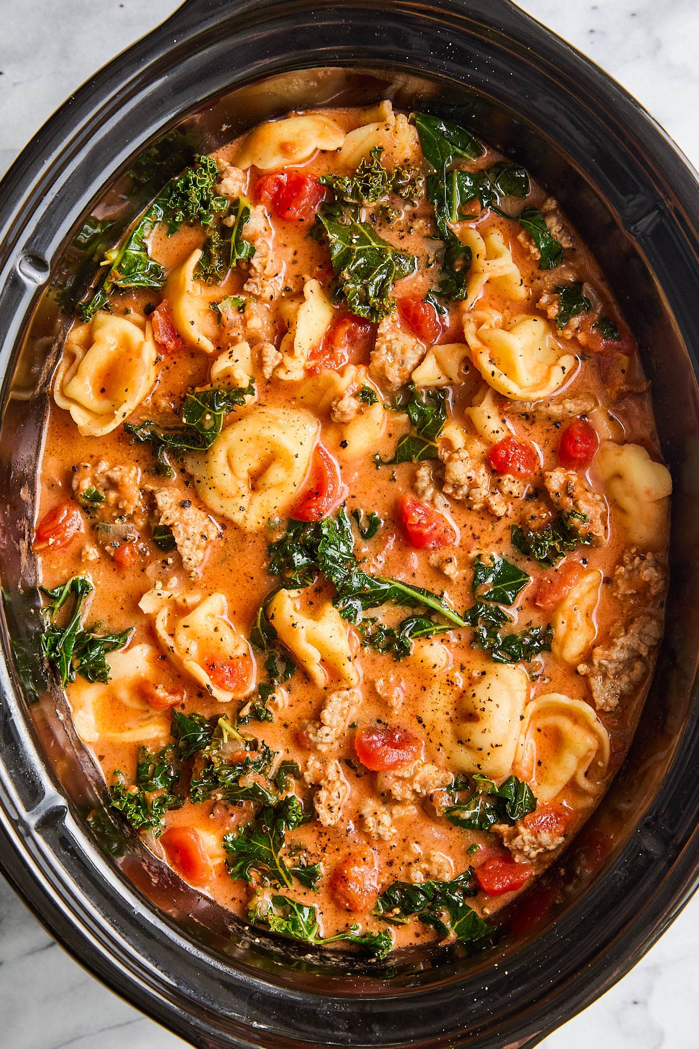 Sausage and Tortellini Soup