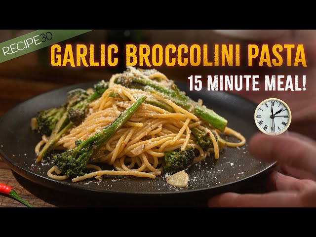 Broccolini with Garlic Oil