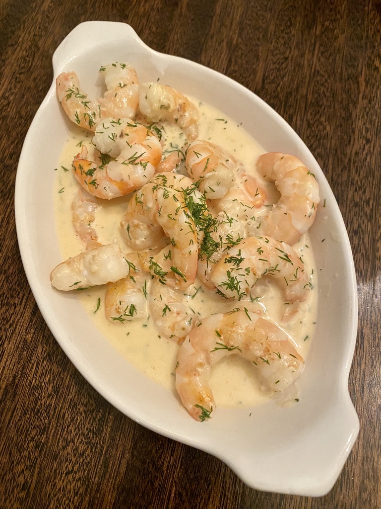 Creamy Dill Shrimp