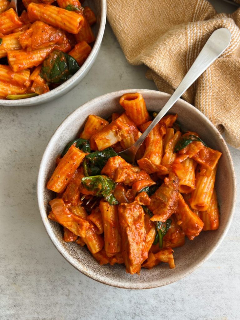 Spicy Red Pepper Chicken Pasta