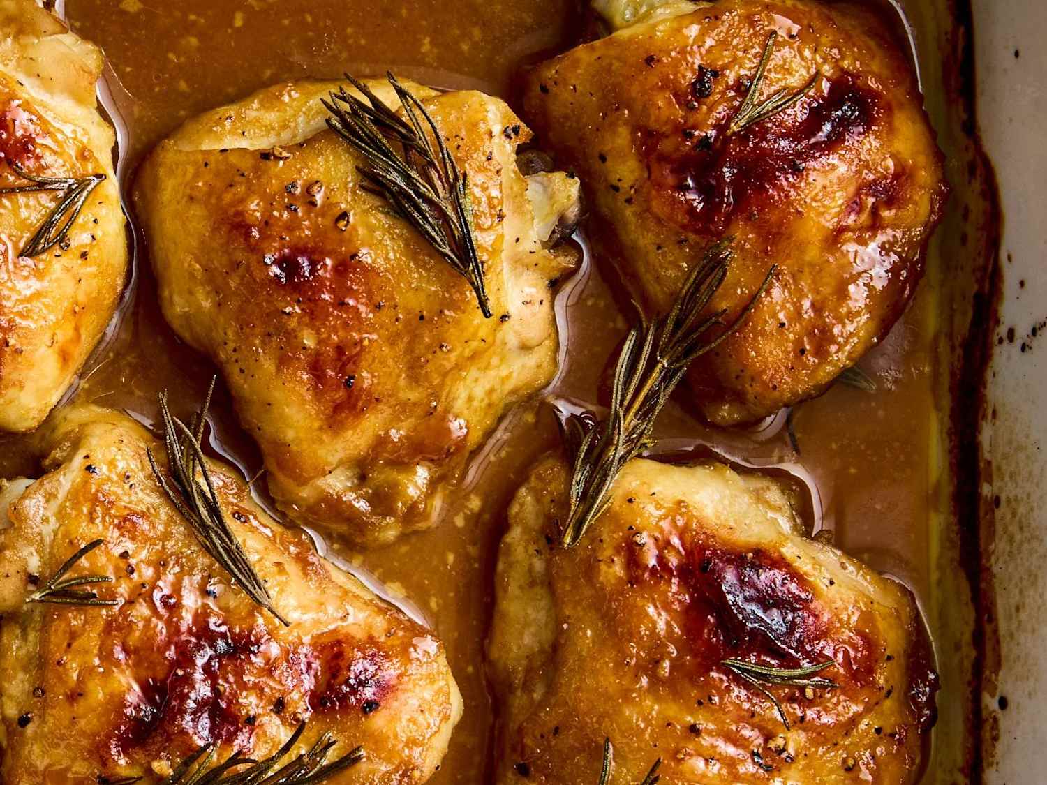 Maple Dijon Glazed Thighs