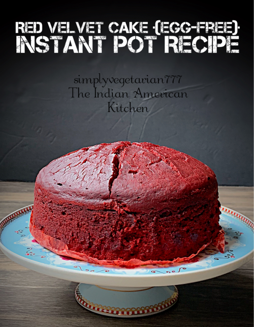 Pressure Cooker Red Velvet Cake