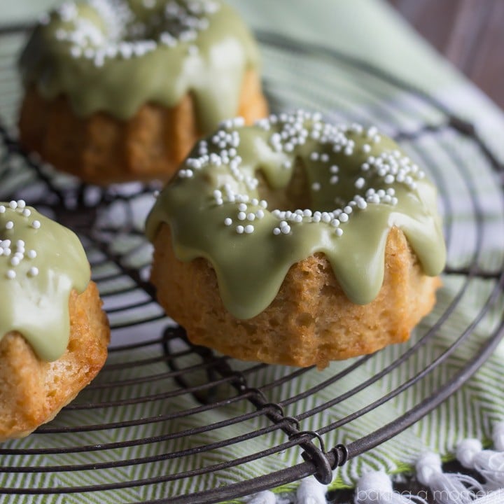 Matcha Green Tea Mini Bundts