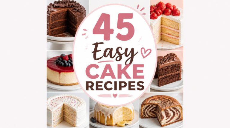 45 Easy Cake Recipes