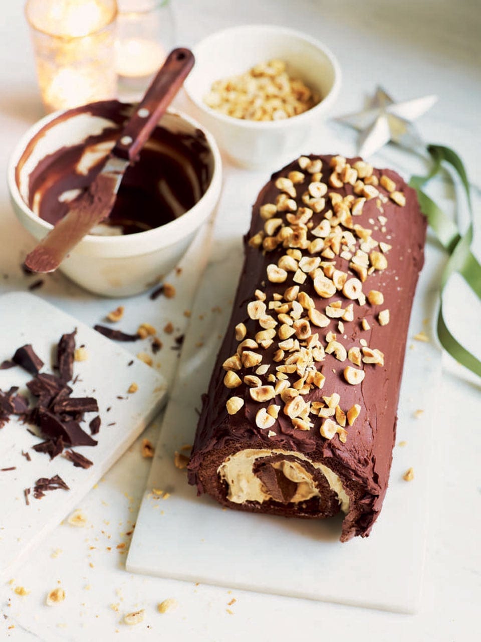 Salted Caramel Cake Roll