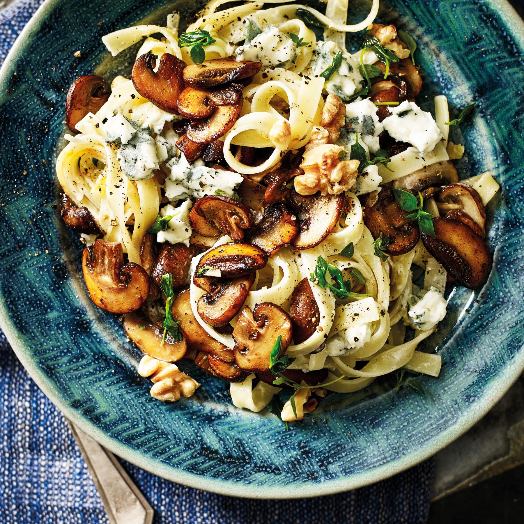 Mushroom and Thyme Pasta
