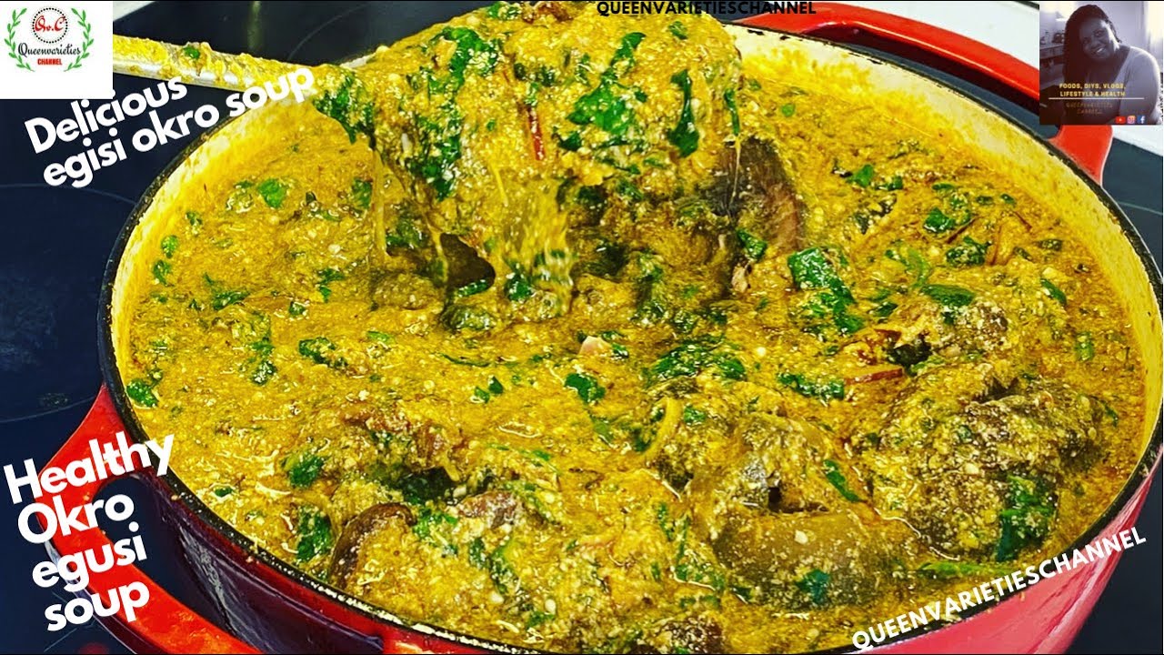 Egusi Soup with Okra