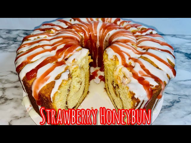 Strawberry Honey Bundt Cake