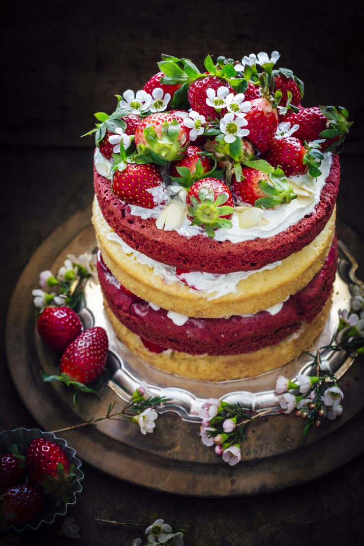 Almond Velvet Cake