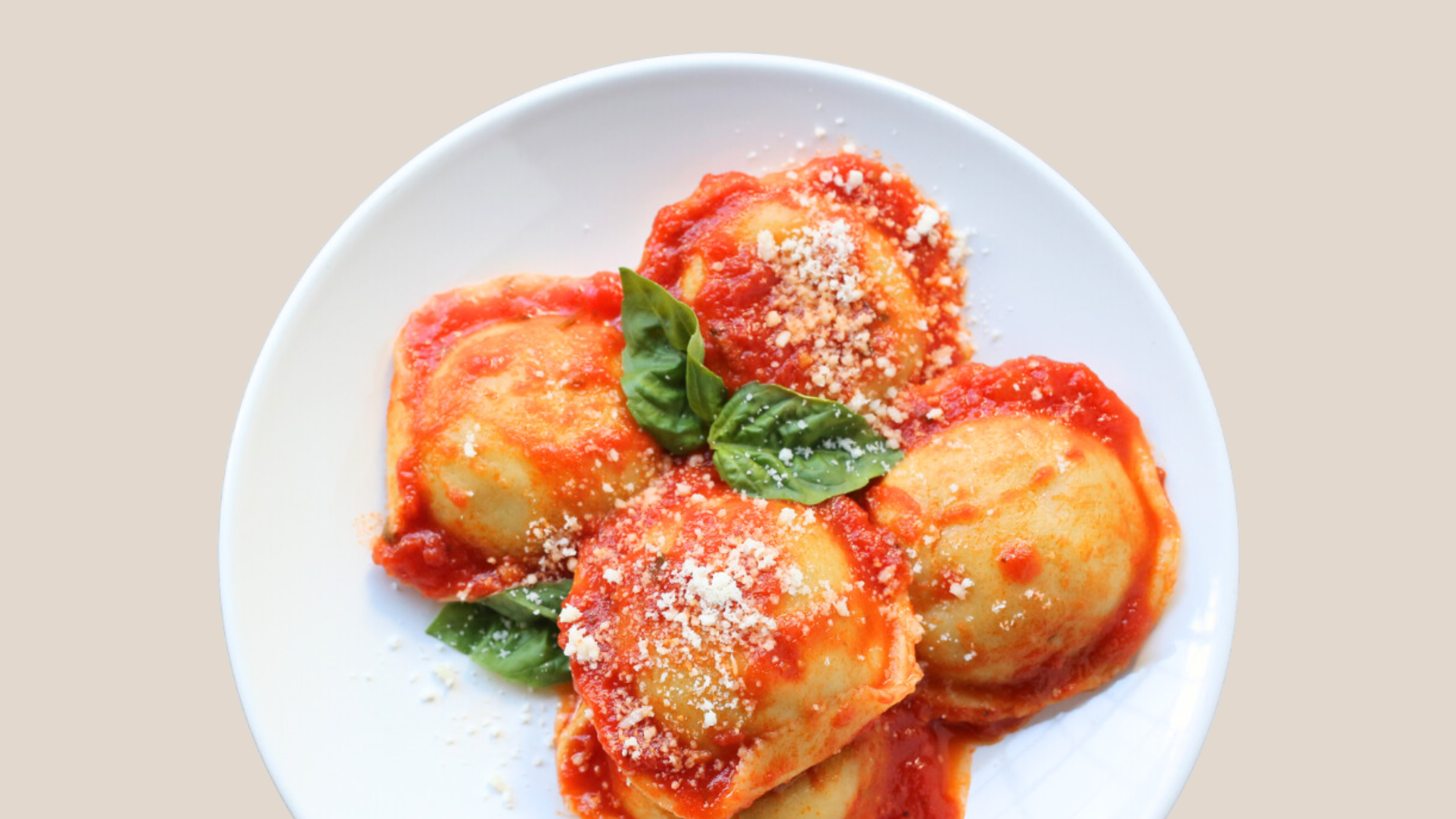 Beefy Marinara with Fresh Basil