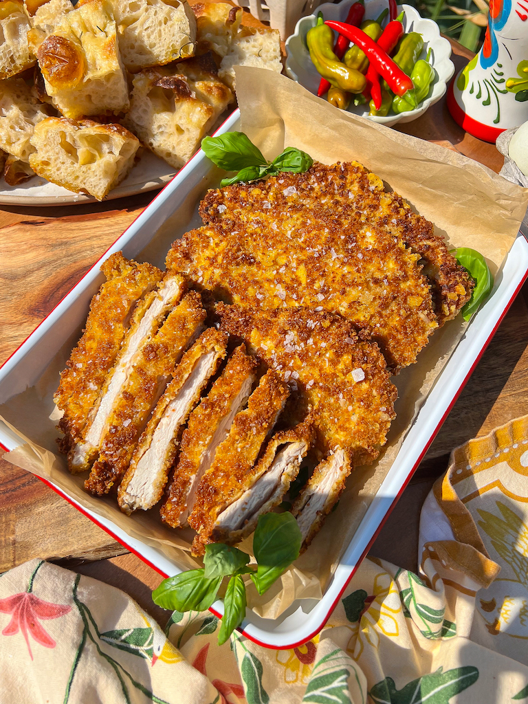 Garlic Parmesan Crusted Chicken