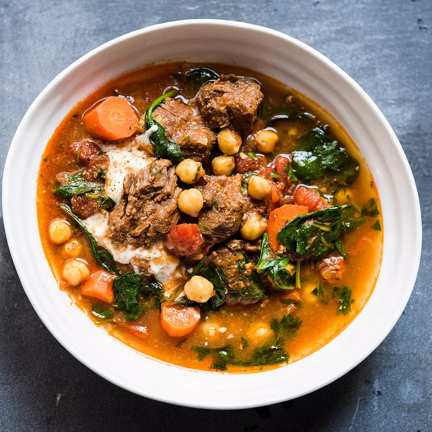 Beef and Chickpea Soup