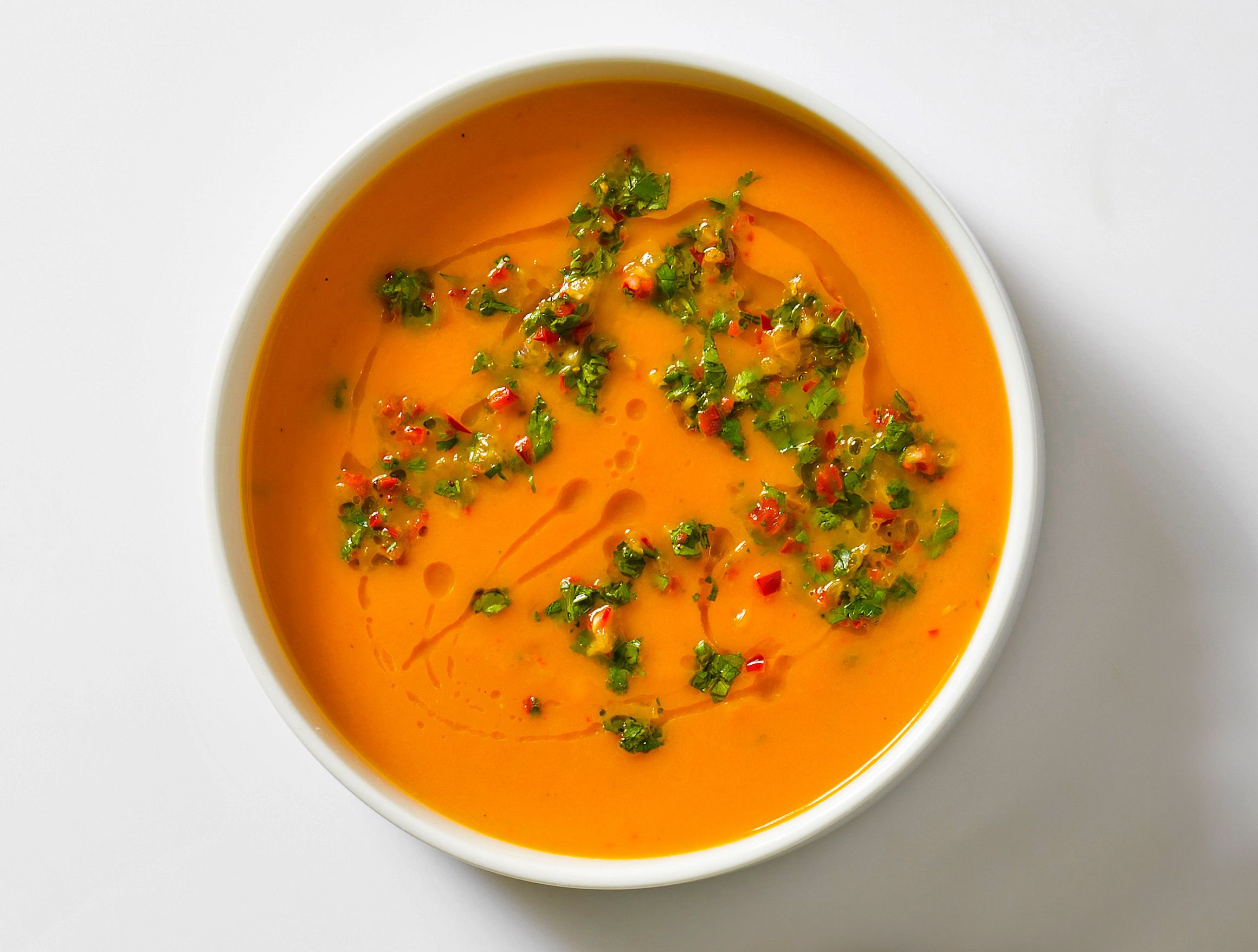 Cilantro Lime Carrot Soup