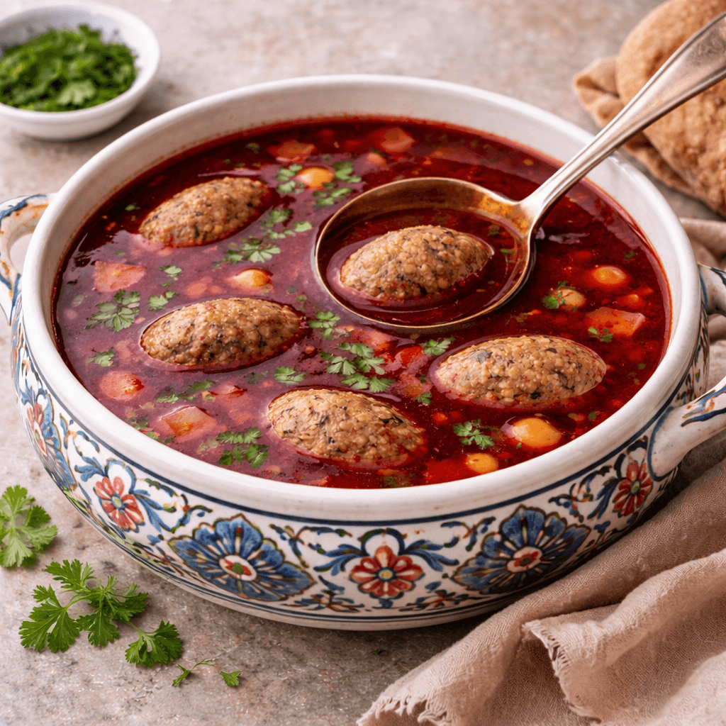Middle Eastern Lamb Kibbeh Broth
