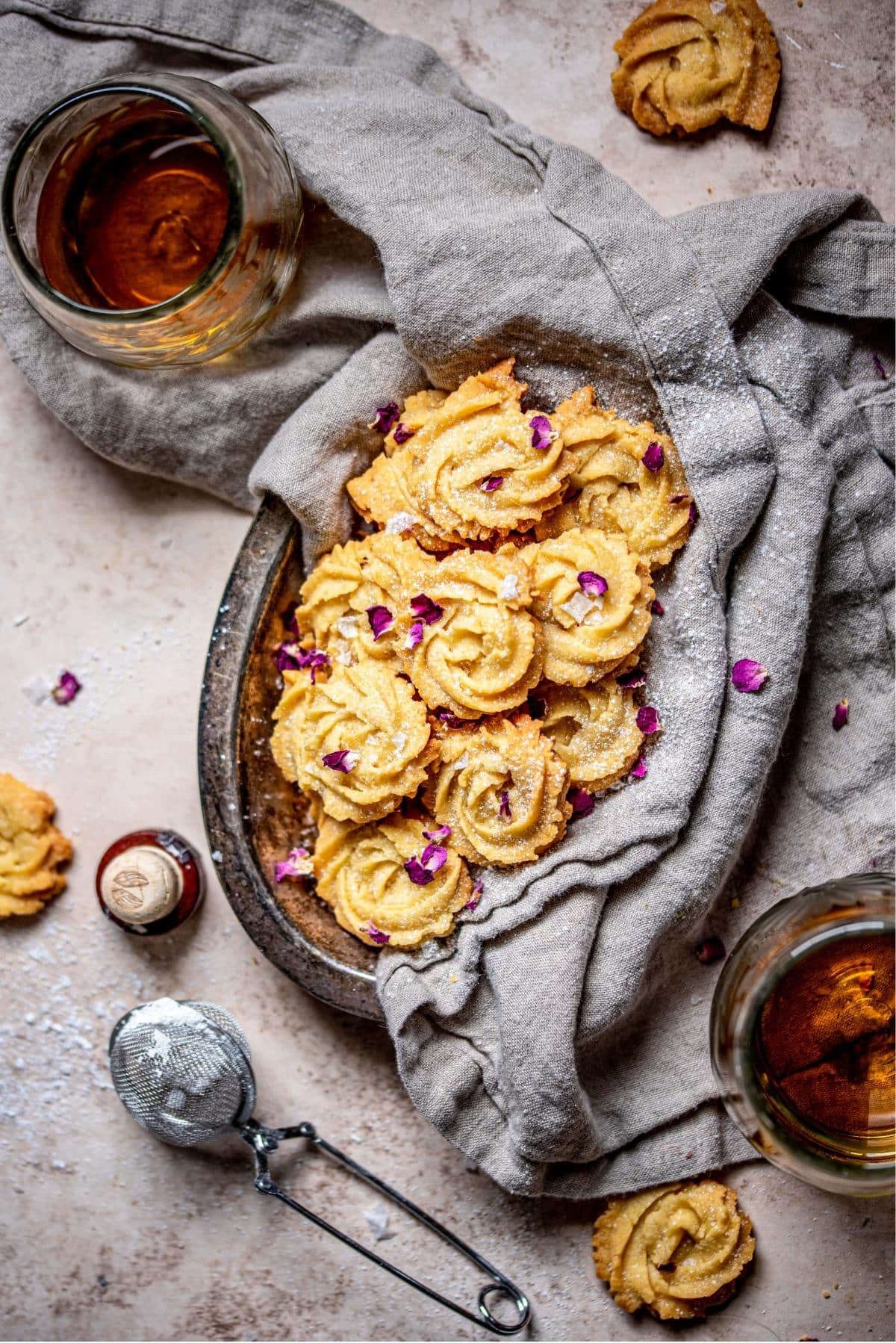 Bourbon Walnut Pecan Shortbread