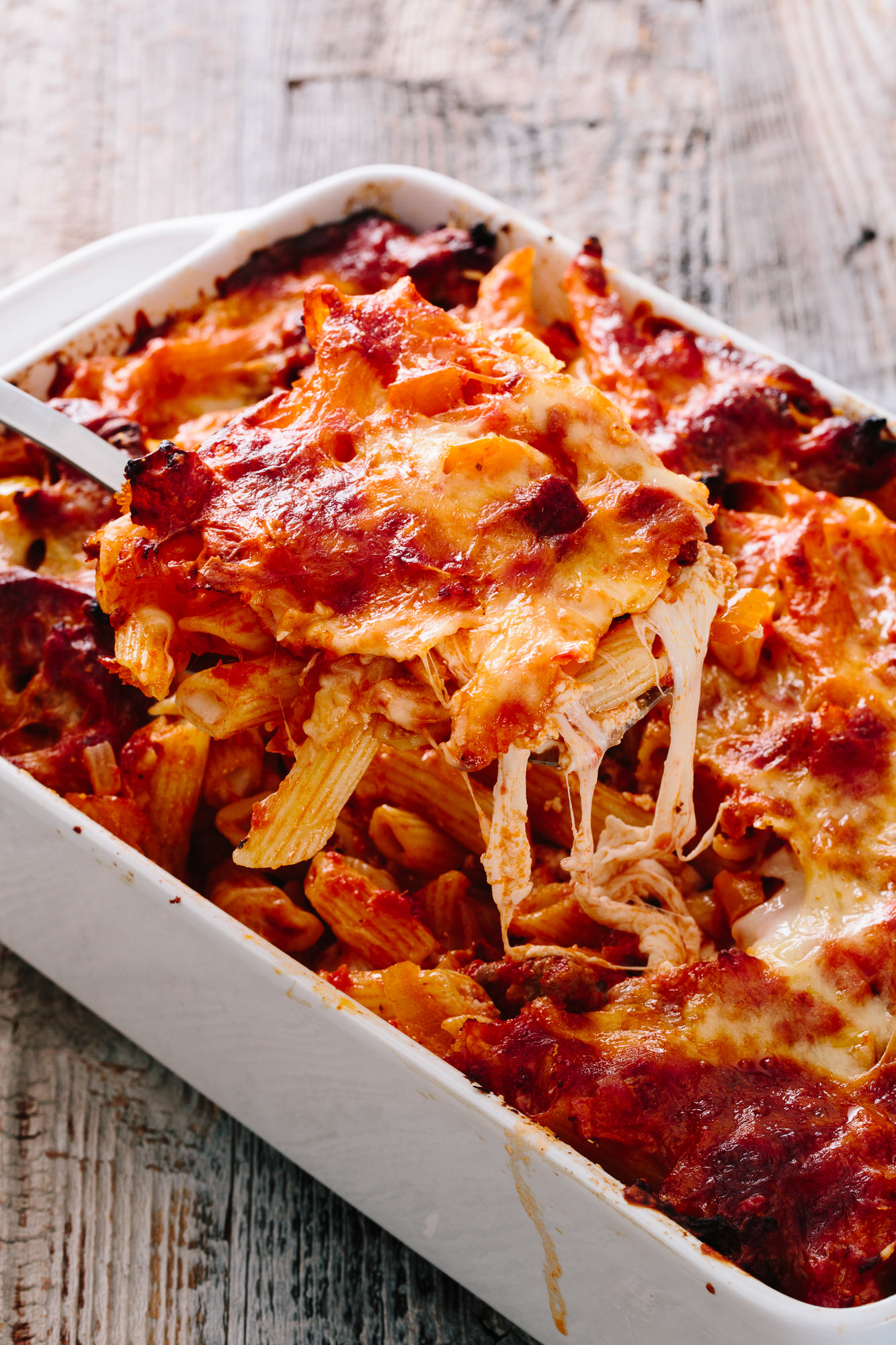 Sausage and Peppers Ziti