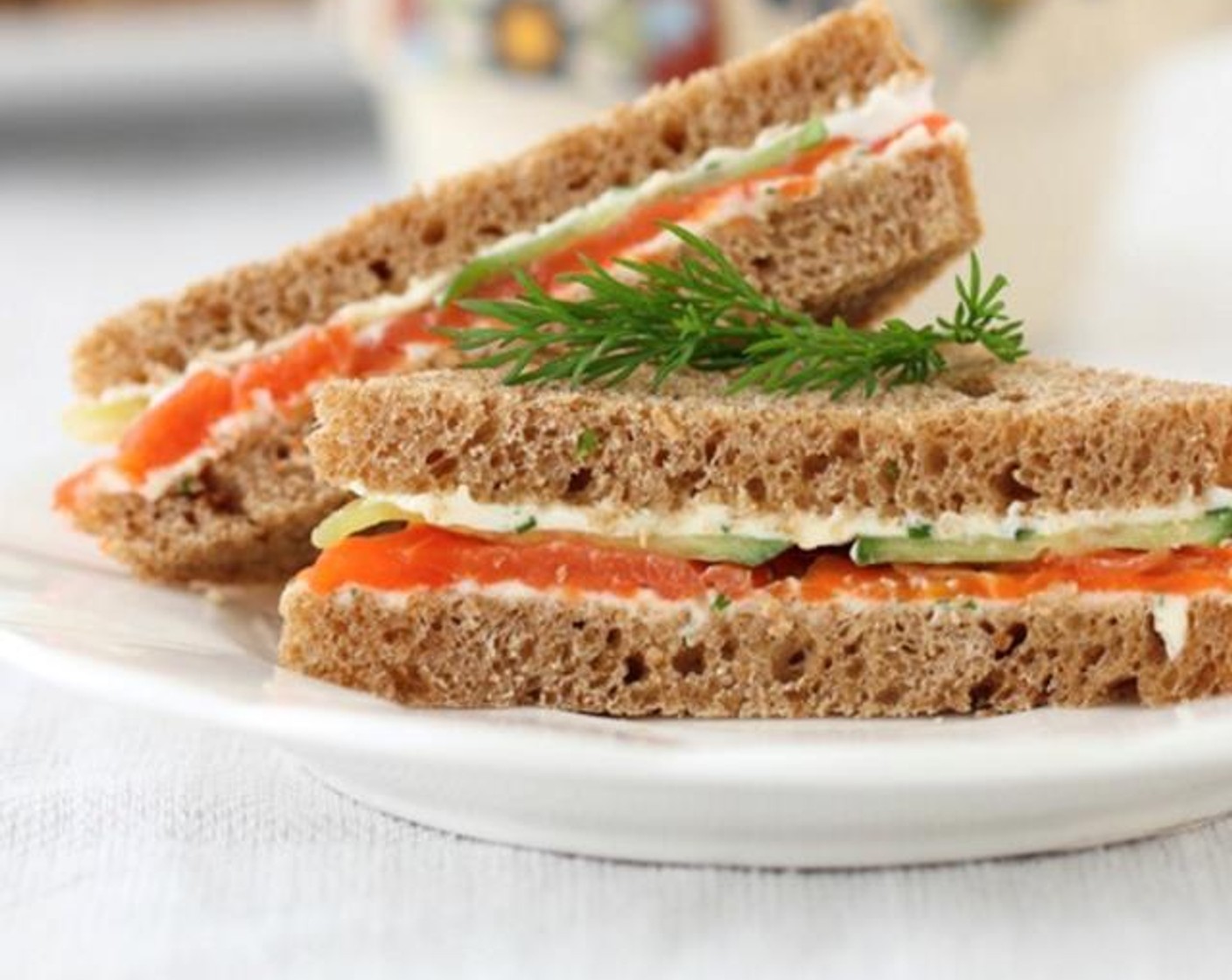 Smoked Salmon and Cucumber Sandwiches