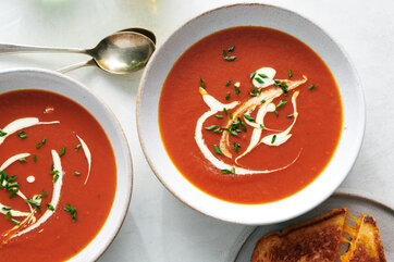 Smoky Tomato Pepper Soup