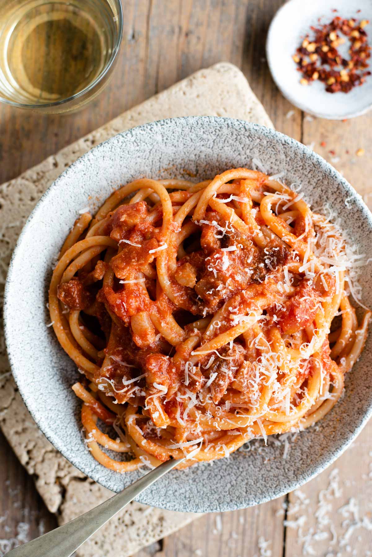 Amatriciana with Guanciale