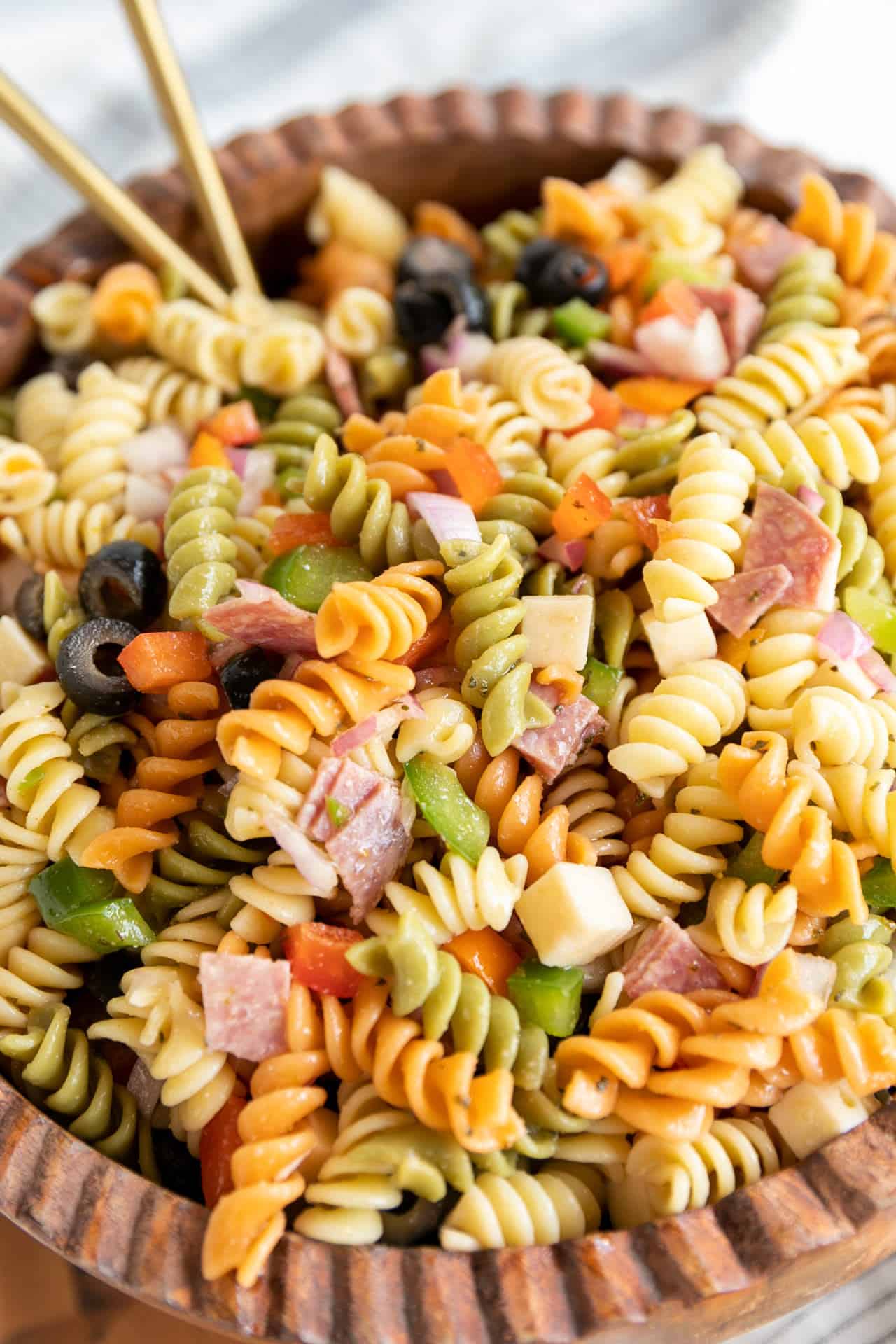 Loaded Pasta Salad with Vinaigrette