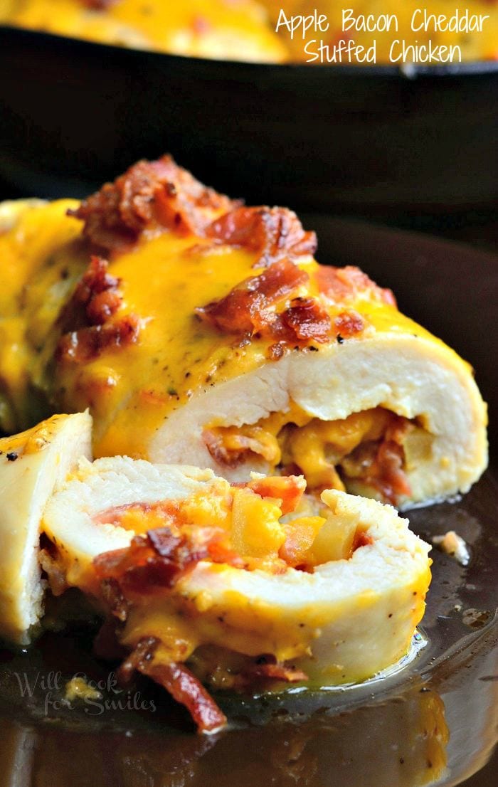 Apple, Bacon, and Cheddar Chicken