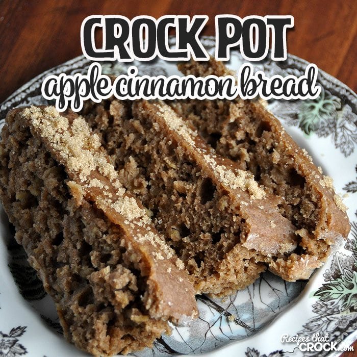 Apple Cinnamon Crockpot Bread