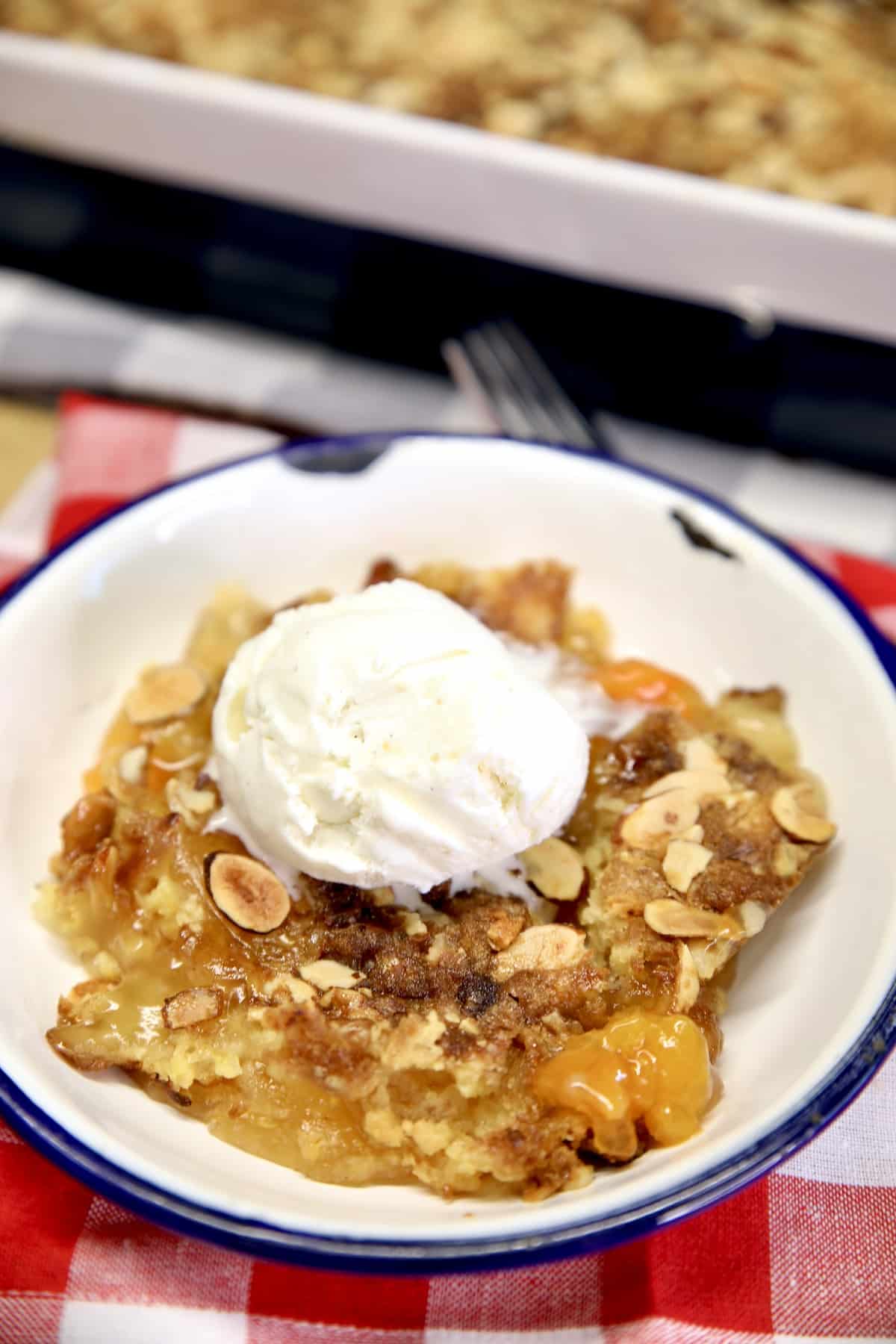 Lemon Apricot Dump Cake