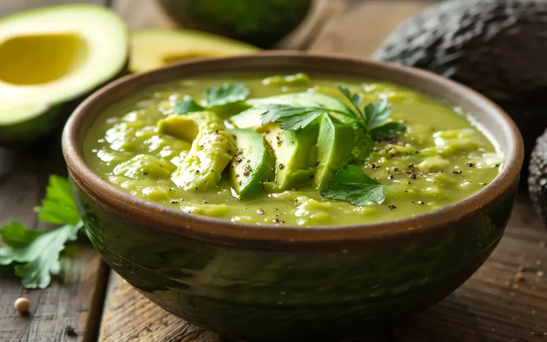 Chilled Avocado and Lime Soup