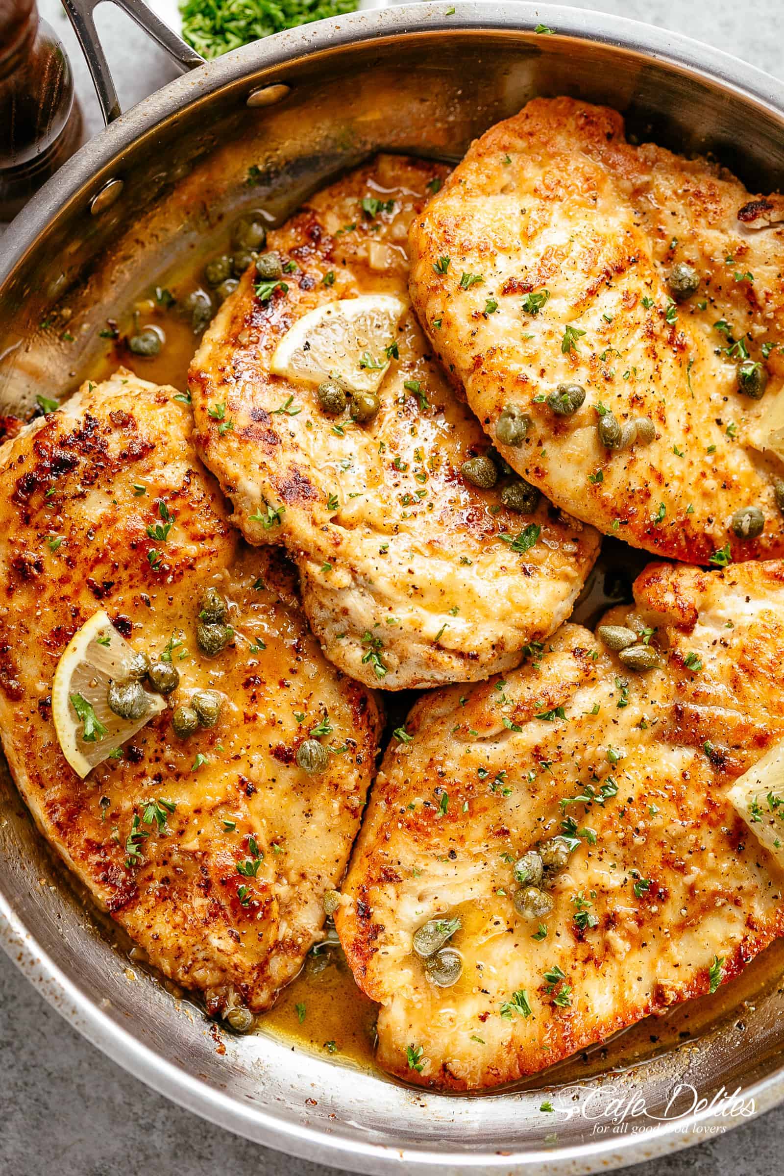 Garlic Parmesan Chicken Piccata