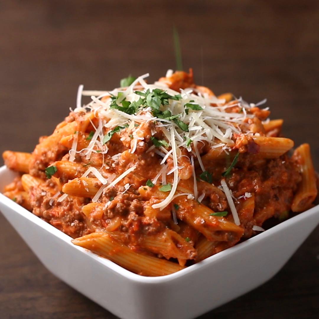 Beef Penne Alla Vodka
