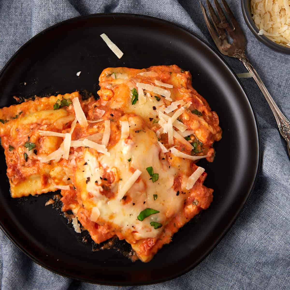 Baked Ravioli Marinara