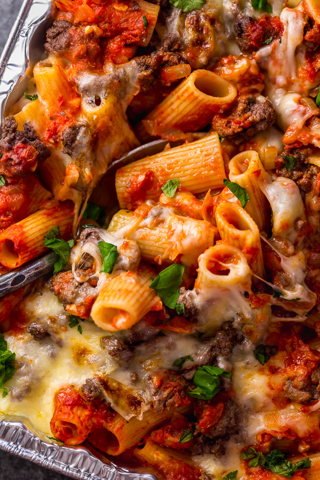 Italian Sausage-Style Beef Rigatoni