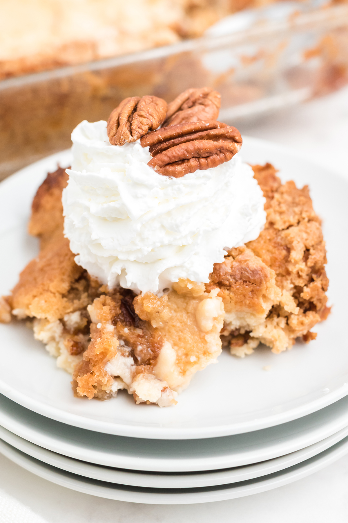Pecan Cream Cheese Dump Cake