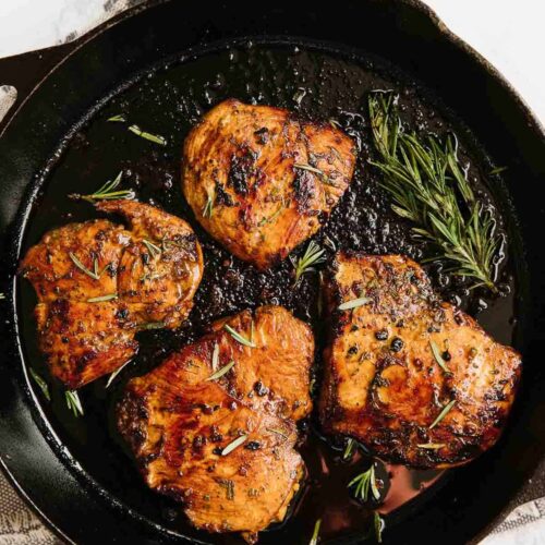 Rosemary Balsamic Chicken Thighs