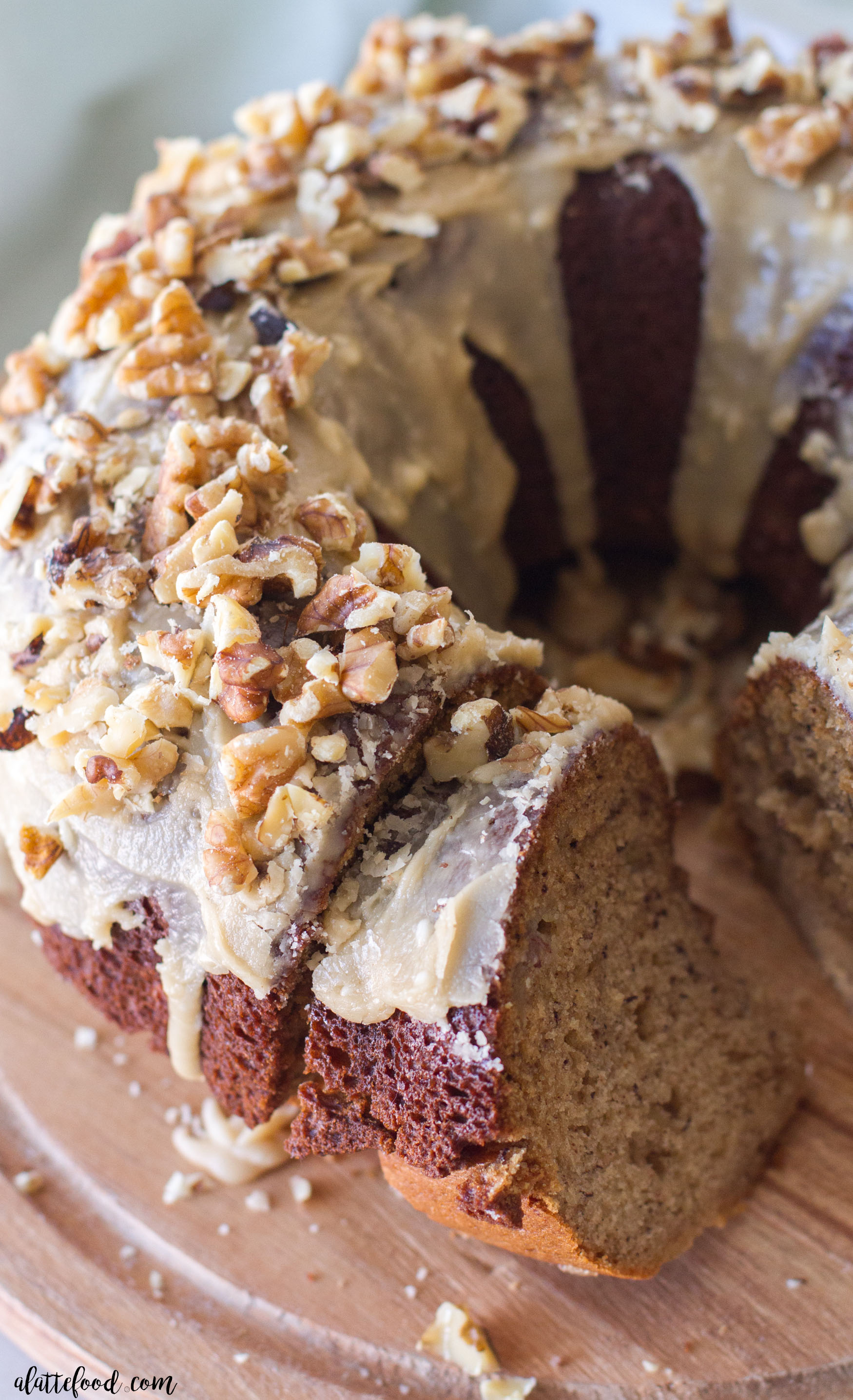 Caramel Banana Bundt